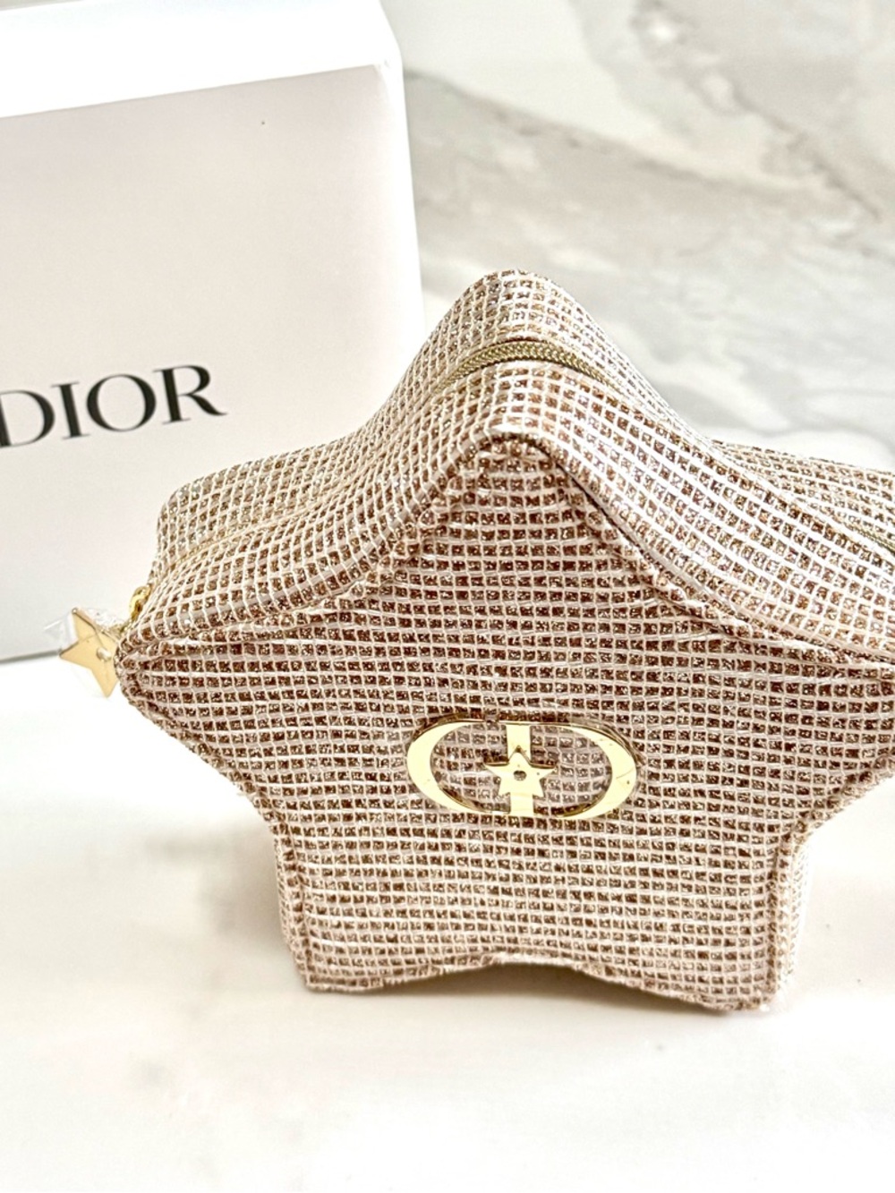 NWT - Authentic Dior Star-Shaped Pouch